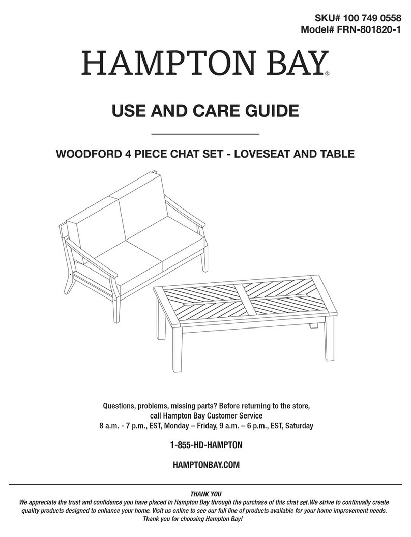 HAMPTON BAY WOODFORD FRN-801820-1 User manual