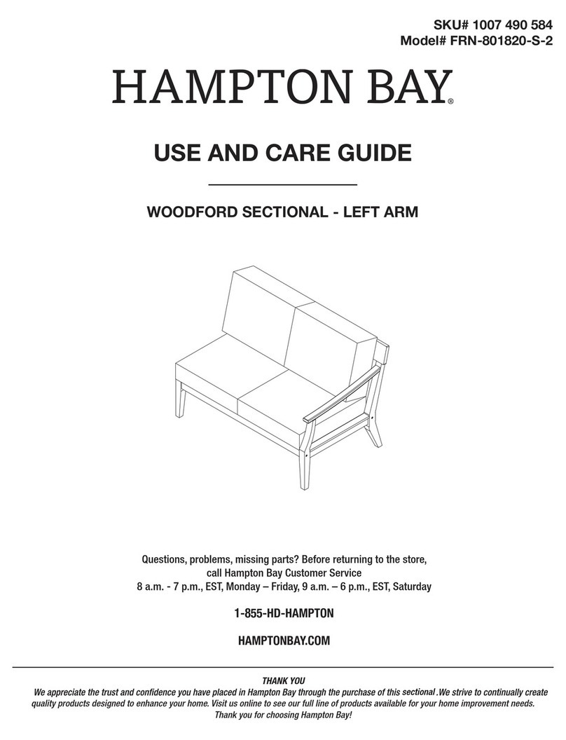 HAMPTON BAY WOODFORD FRN-801820-S-2 User manual