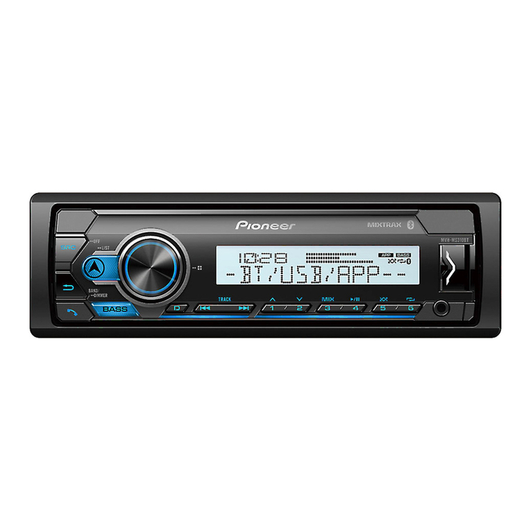 Pioneer MVH-MS310BT quick start guide Pioneer MVH-MS310BT quick start guide