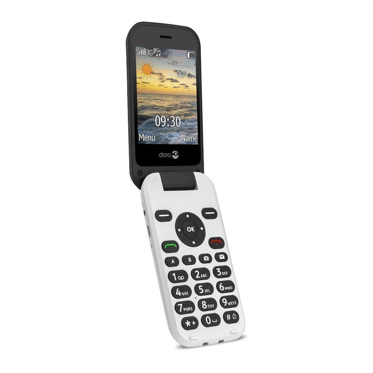 Doro 6620 quick start guide
