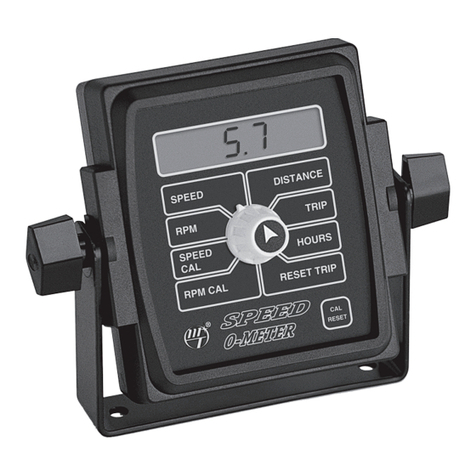 micro-trak SPEED-O-METER 13347 Installation & operator's manual