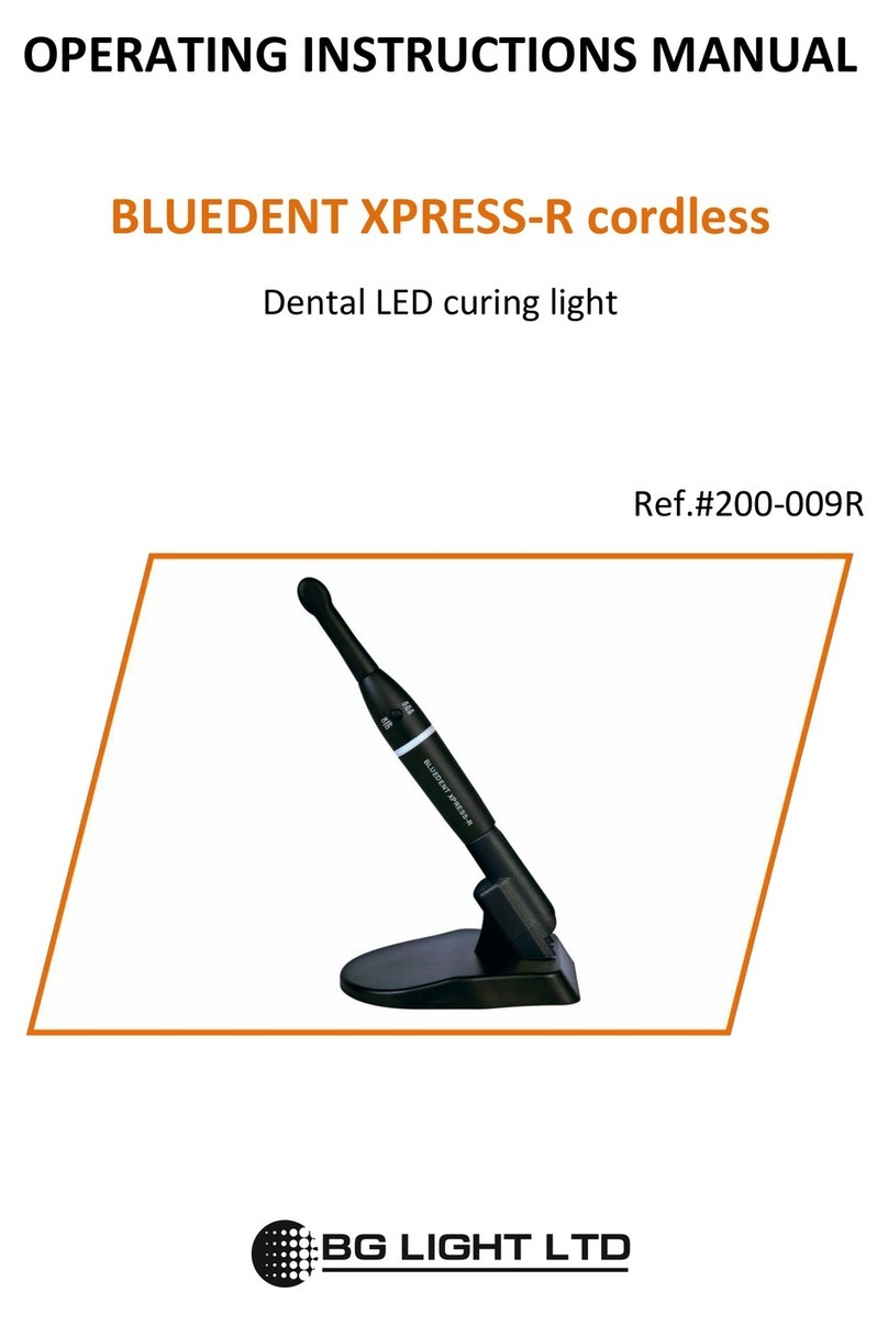 BG Light BLUEDENT XPRESS-R cordless Operating instructions manual