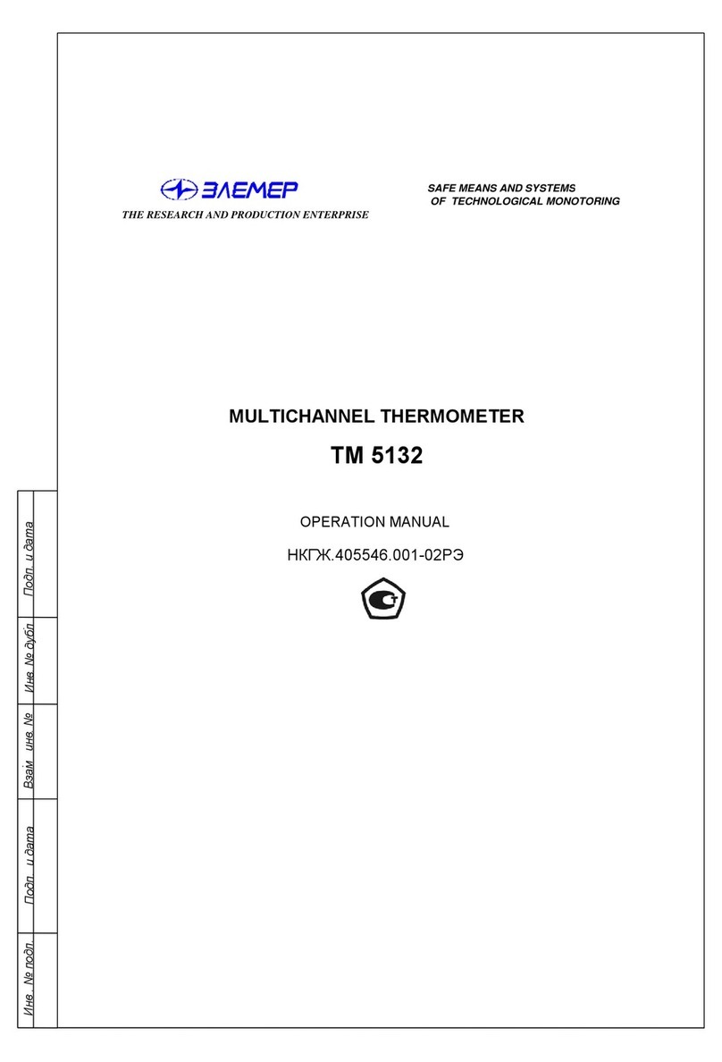 Elemer TM 5132 User manual