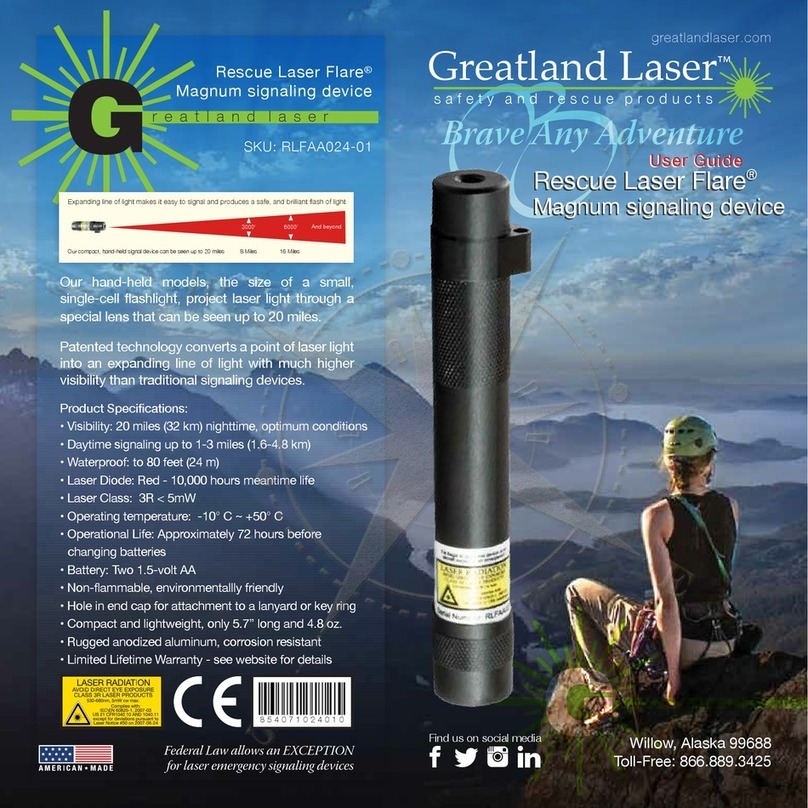 Great Land Rescue Laser Flare user guide