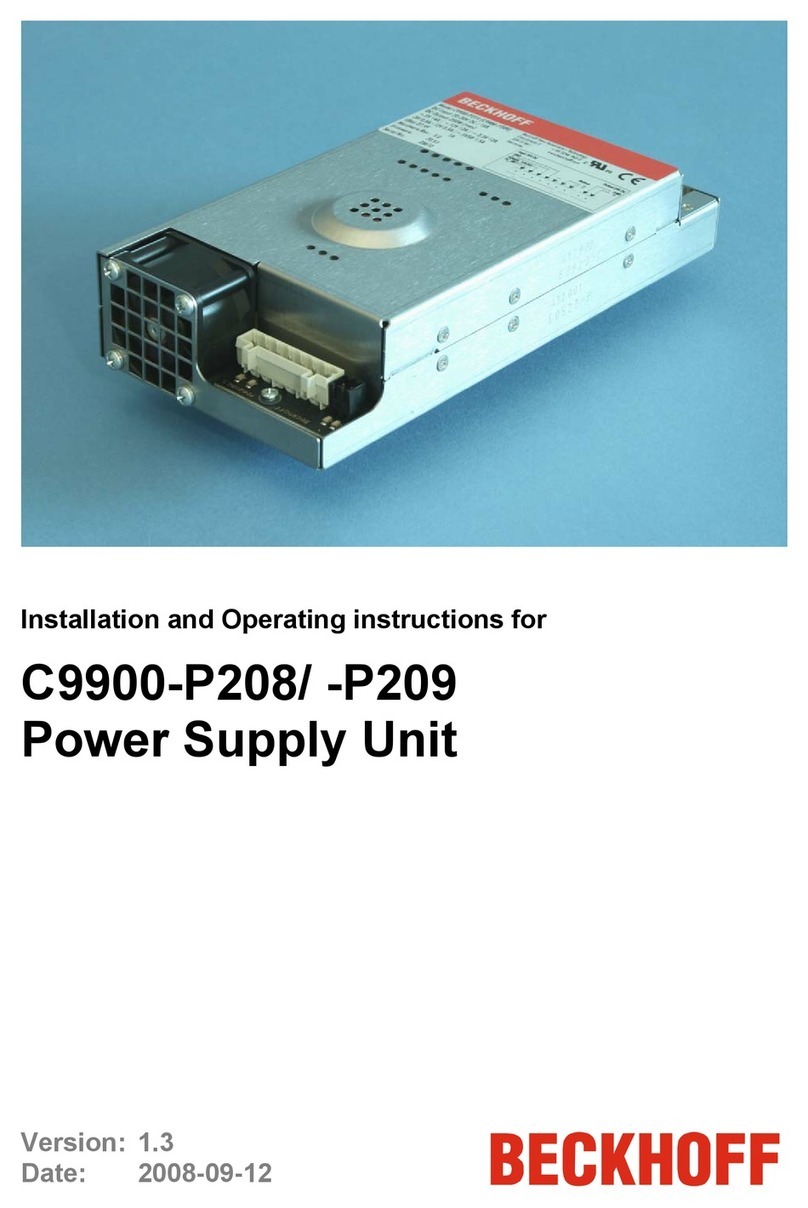 Beckhoff C9900-P208 User manual