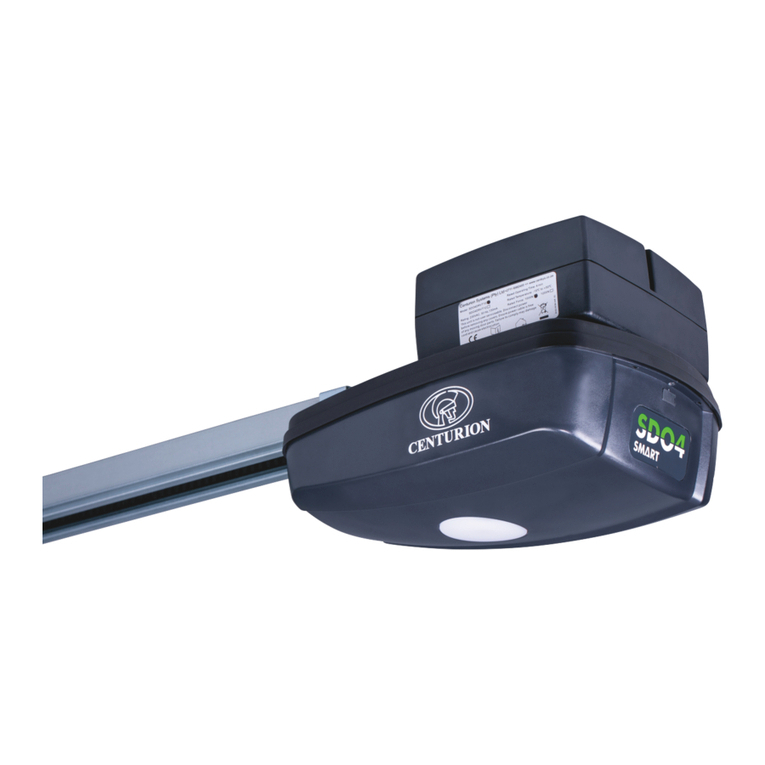 CENTURION SYSTEMS SDO4 SMART quick start guide CENTURION SYSTEMS SDO4 SMART quick start guide