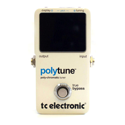 TC Electronic PolyTune User manual