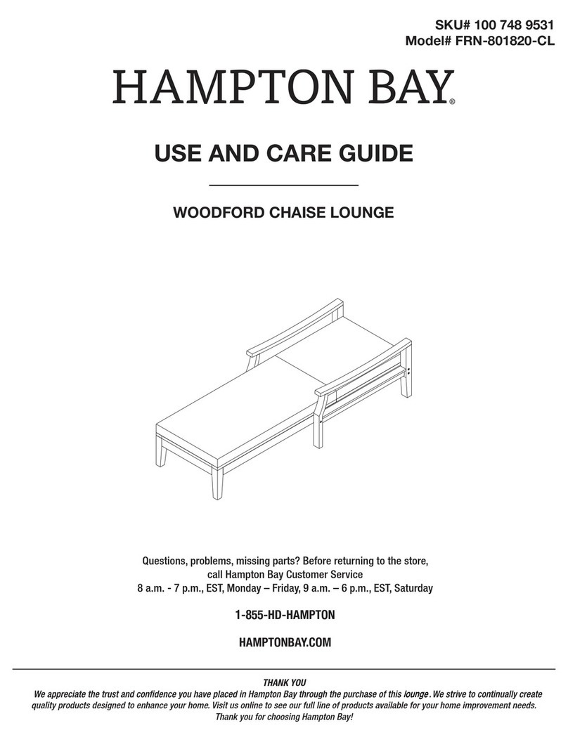 HAMPTON BAY WOODFORD FRN-801820-CL User manual
