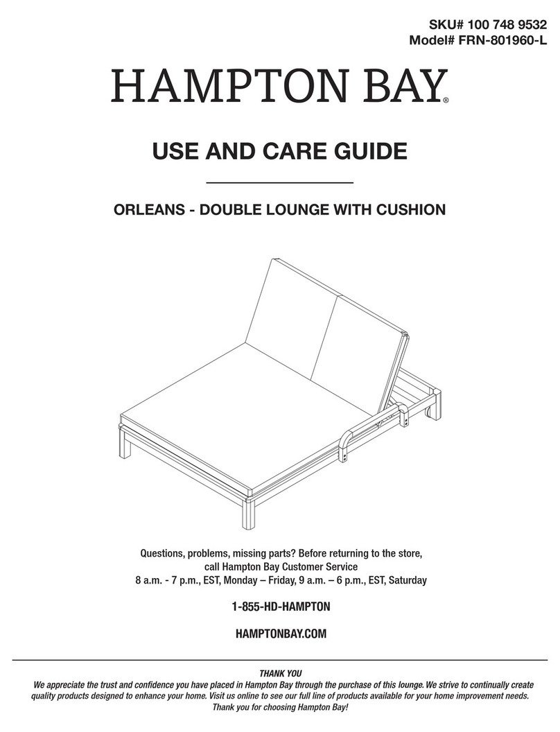 HAMPTON BAY ORLEANS FRN-801960-L User manual
