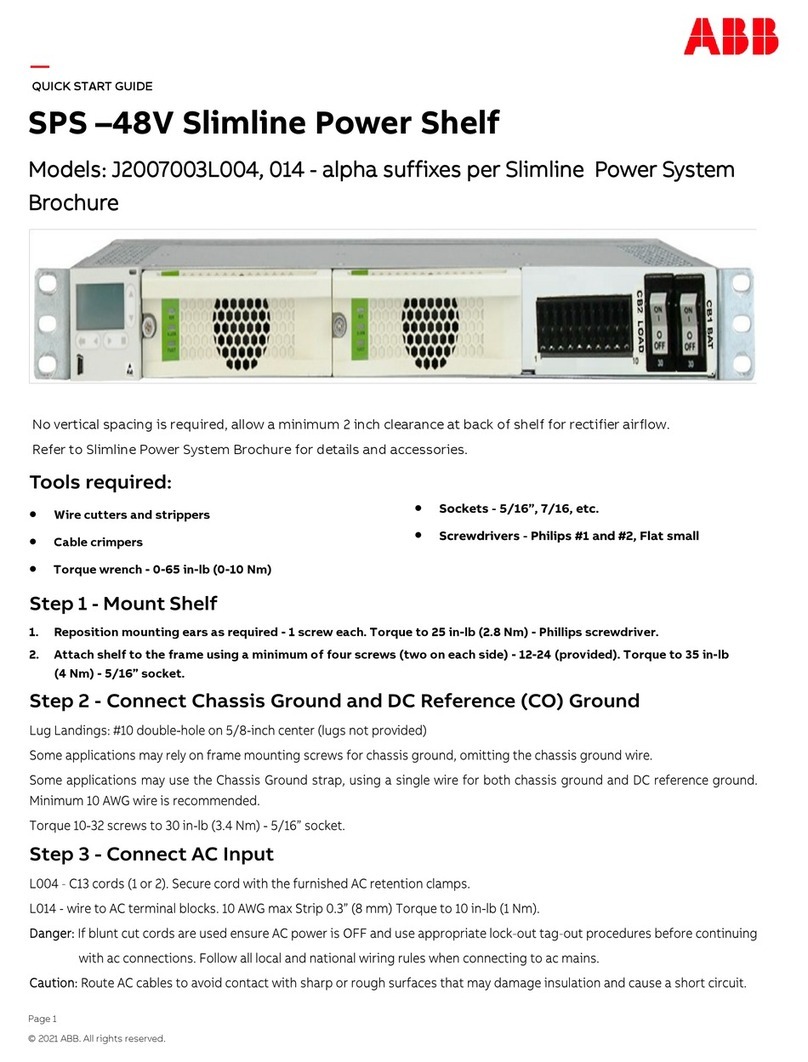 ABB SPS-48V quick start guide