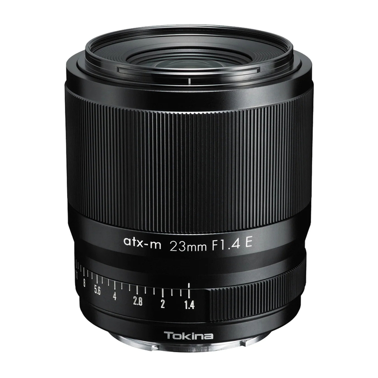 Tokina atx-m 23mm F1.4 E user manual