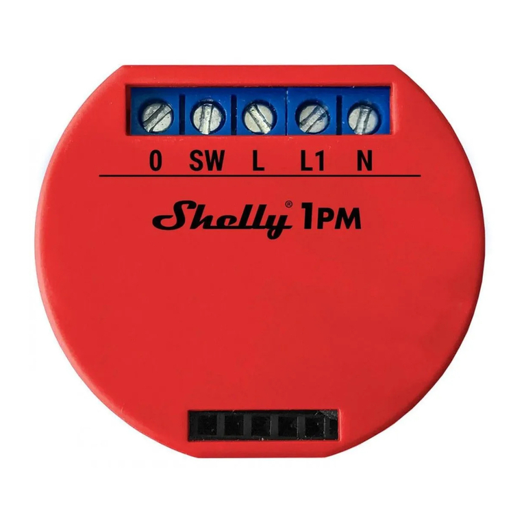 Shelly 1PM User manual