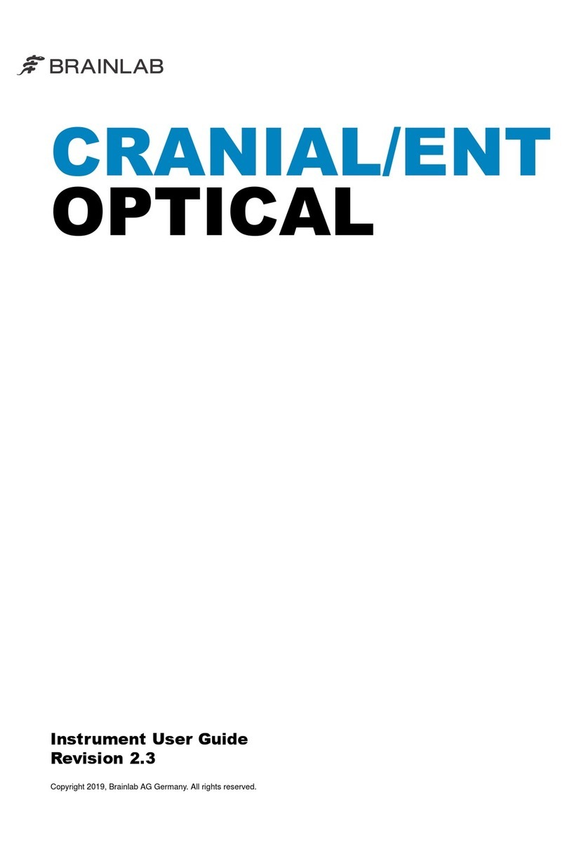 Brainlab CRANIAL/ENT OPTICAL User manual