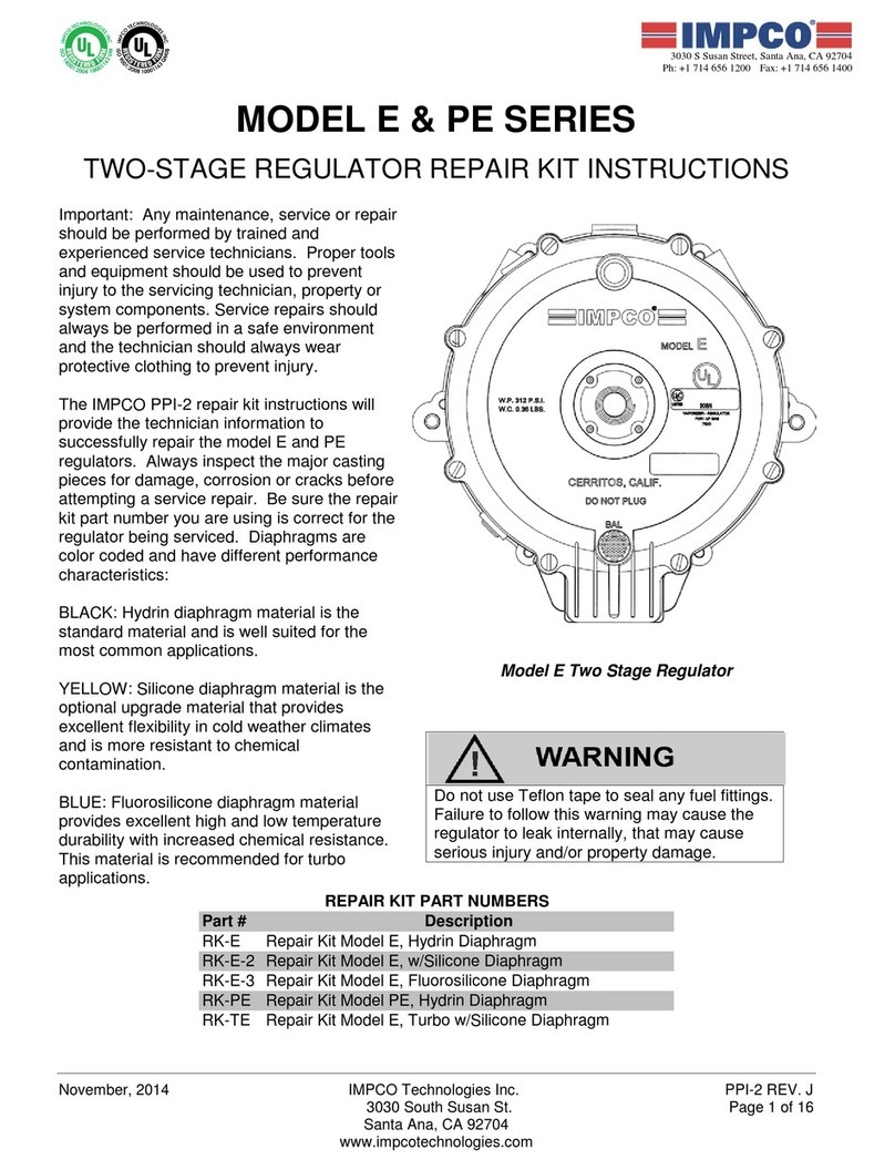 Impco E Series instructions
