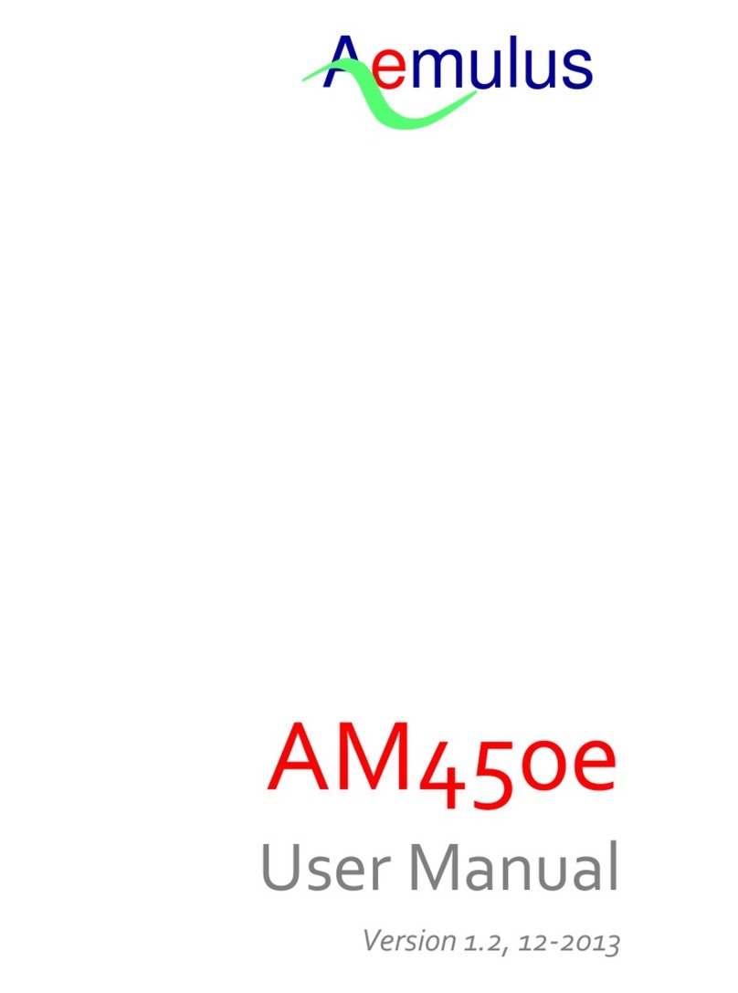 Aemulus AM450e User manual