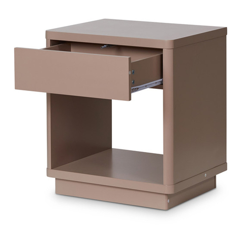 Mocka Oslo Bedside Table Assembly instructions