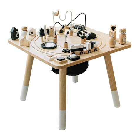 Asweets WONDER & WISE Awesome Activity Table Assembly instructions