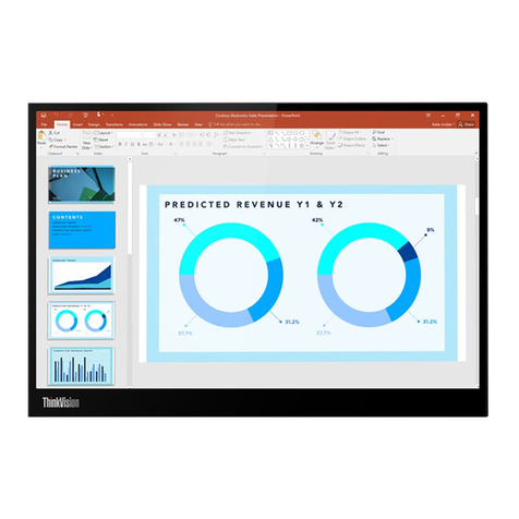 Lenovo ThinkVision M14d Instructions for use
