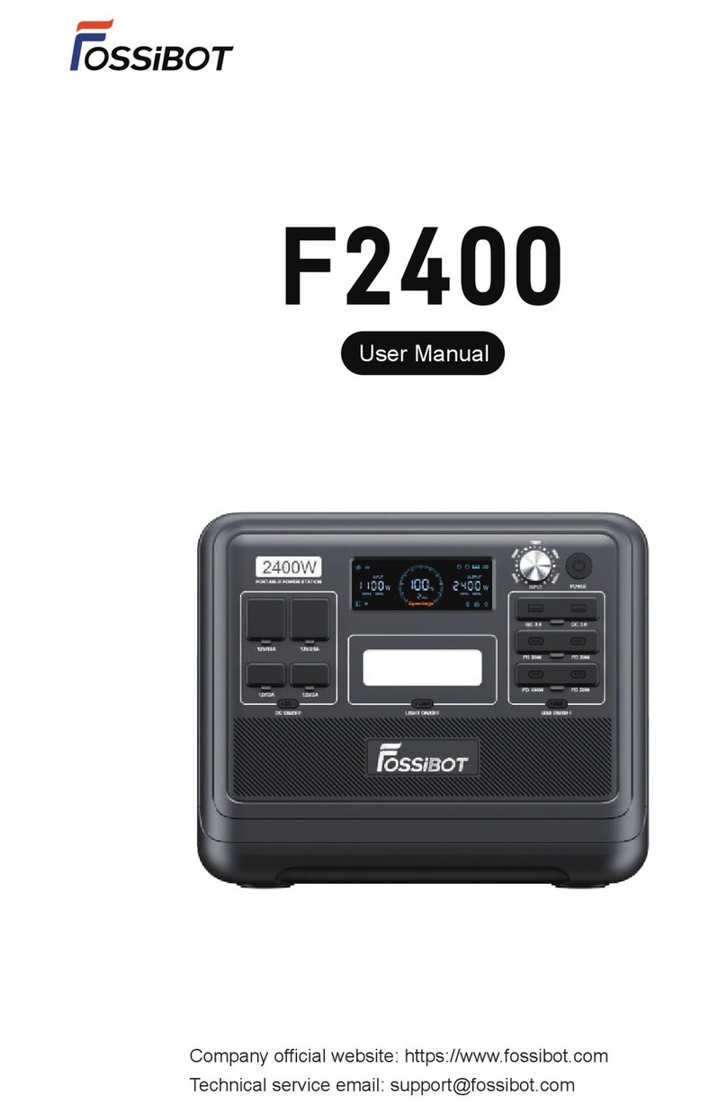 FOSSIBOT F2400 User manual