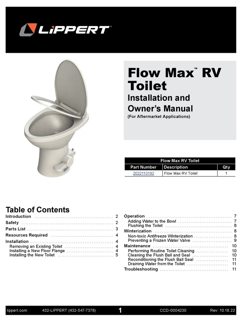 Lippert Flow Max 2022113192 Installation and owner's manual