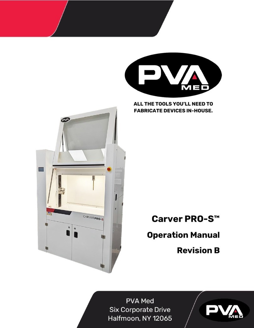PVA Carver PRO-S Operation manual