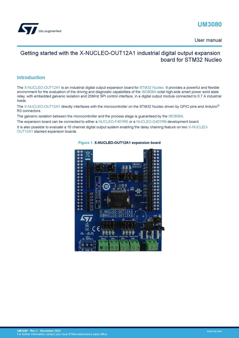 ST X-NUCLEO-OUT12A1 User manual