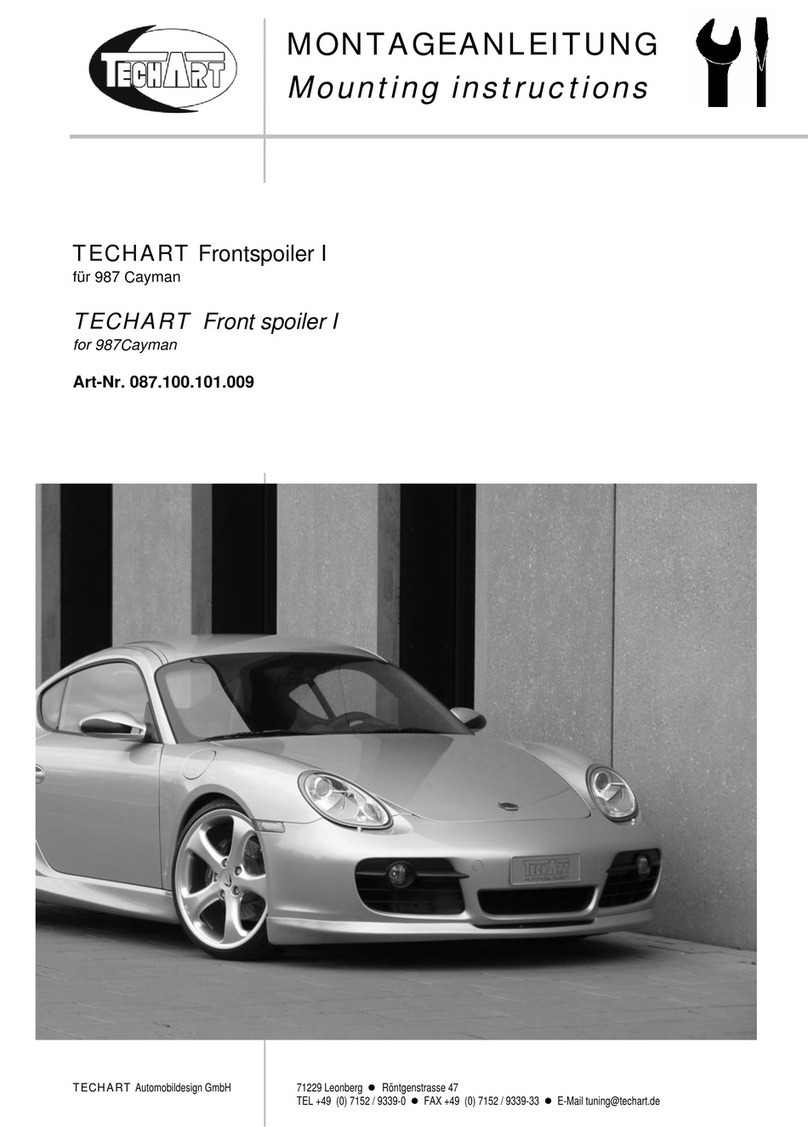 Techart 087.100.101.009 User manual Techart 087.100.101.009 User manual