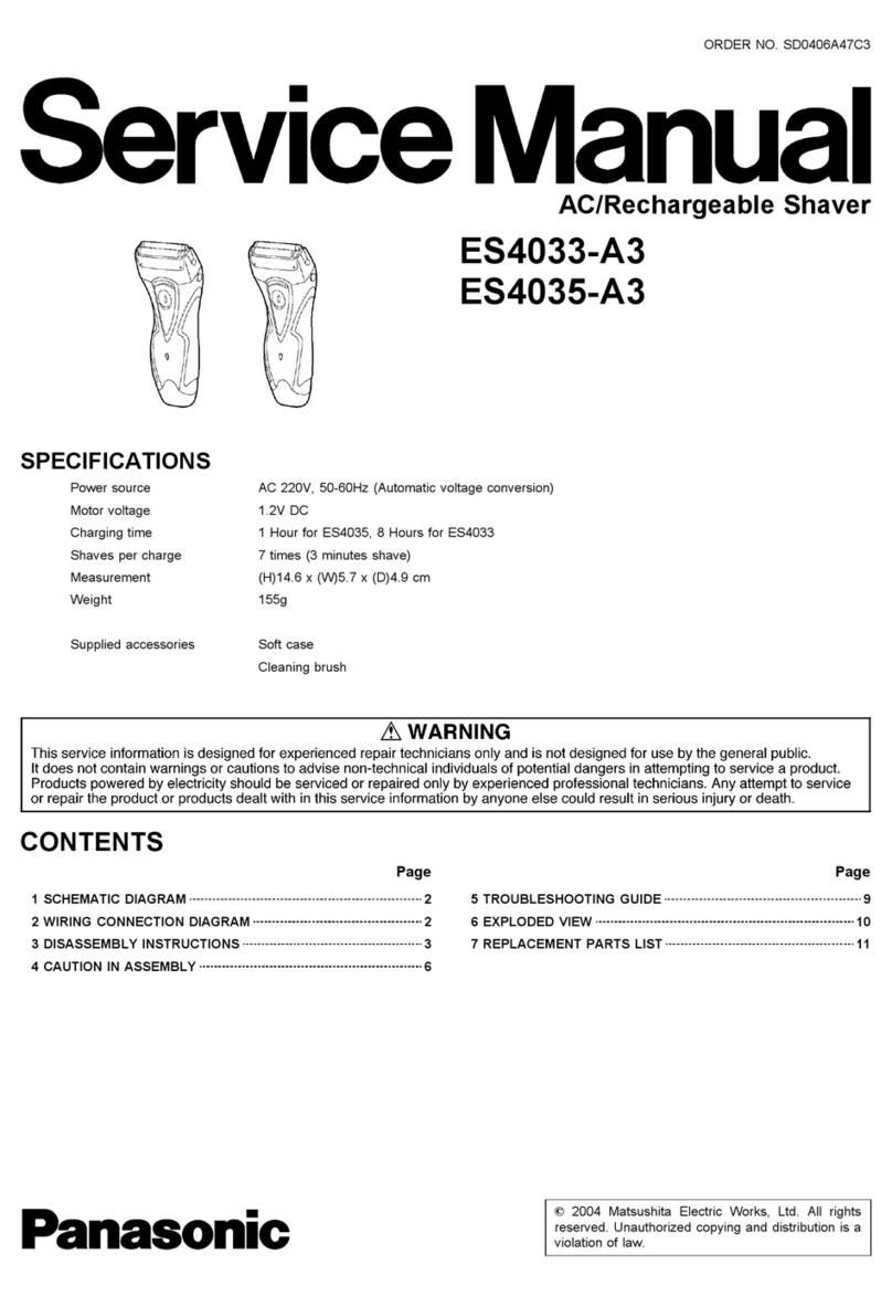 Panasonic ES4033-A3 User manual
