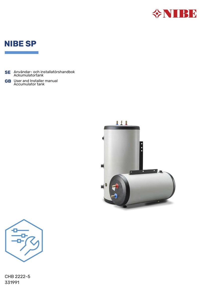 Nibe SP 110 User's and installer's manual