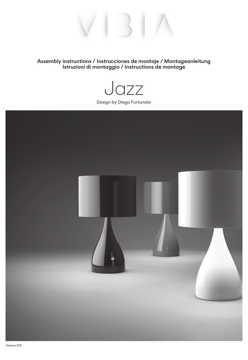 VIBIA Jazz 1333 User manual VIBIA Jazz 1333 User manual
