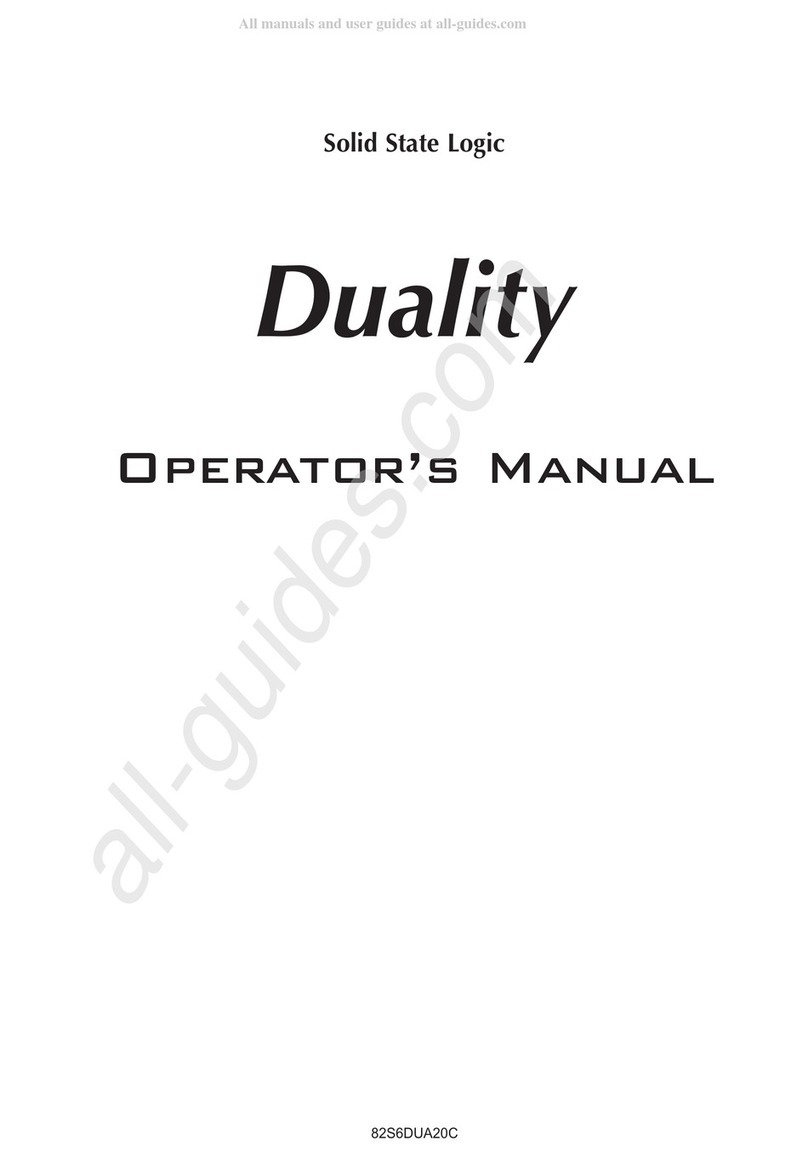 Solid State Logic Duality User manual