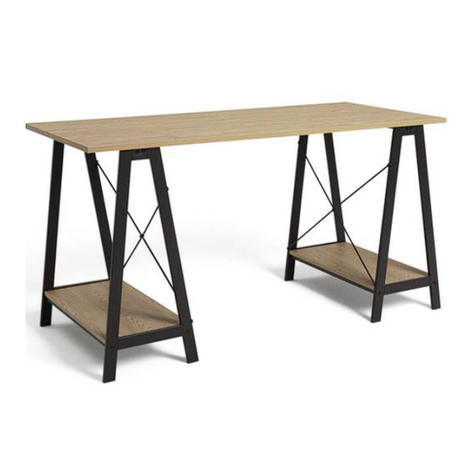 Habitat Large Trestle Table Desk 616/9639 Assembly instructions Habitat Large Trestle Table Desk 616/9639 Assembly instructions