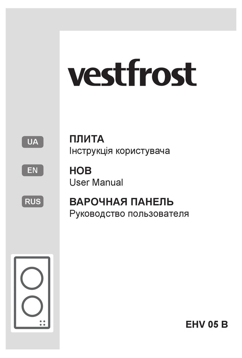 Vestfrost EHV 05 B user manual