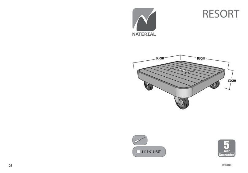 Naterial RESORT 3111-013-RST User manual Naterial RESORT 3111-013-RST User manual
