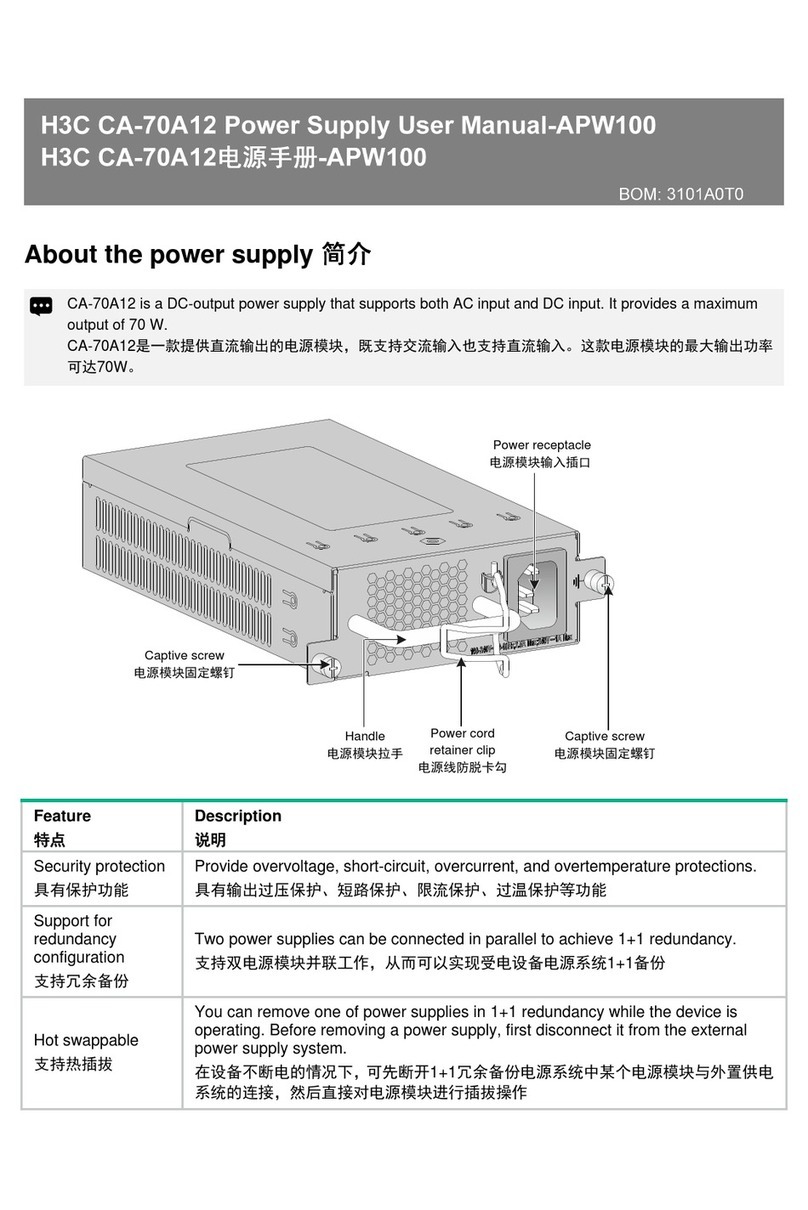 H3C CA-70A12 user manual