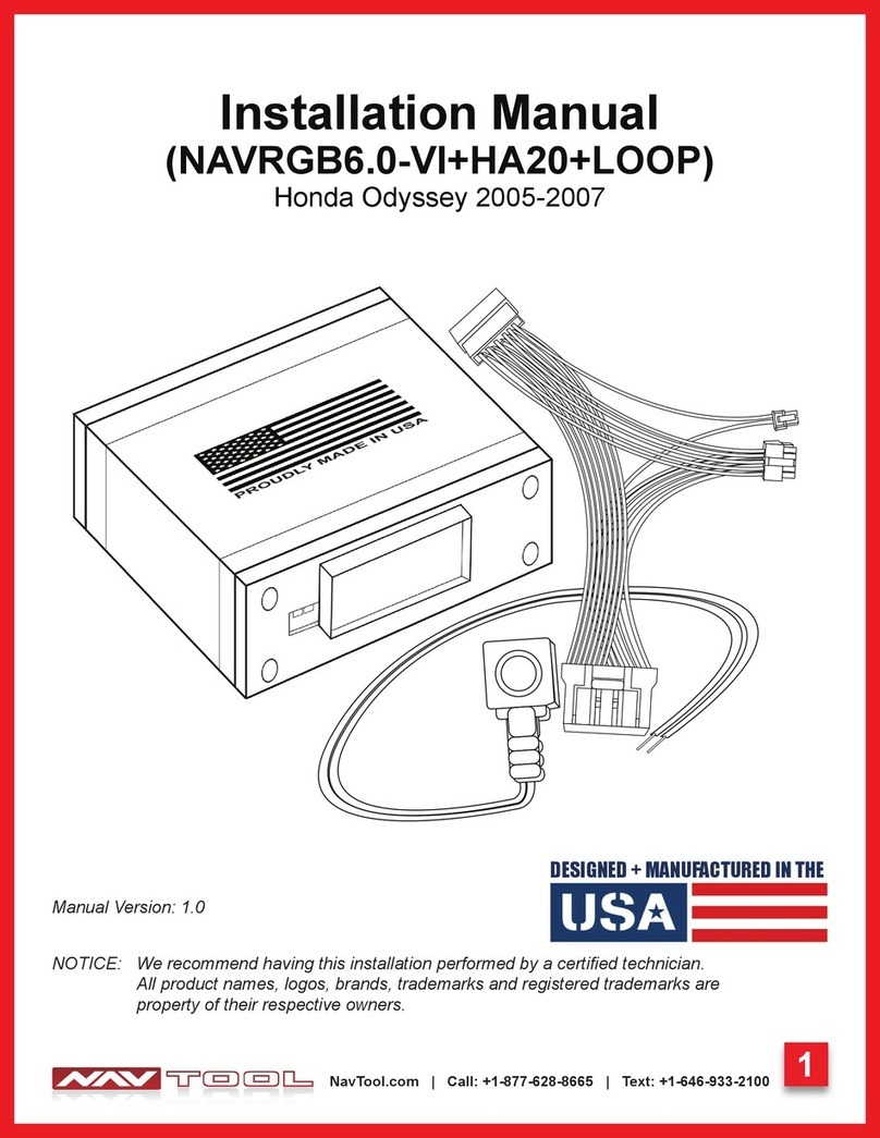 NAV TOOL NAVRGB6.0-VI User manual