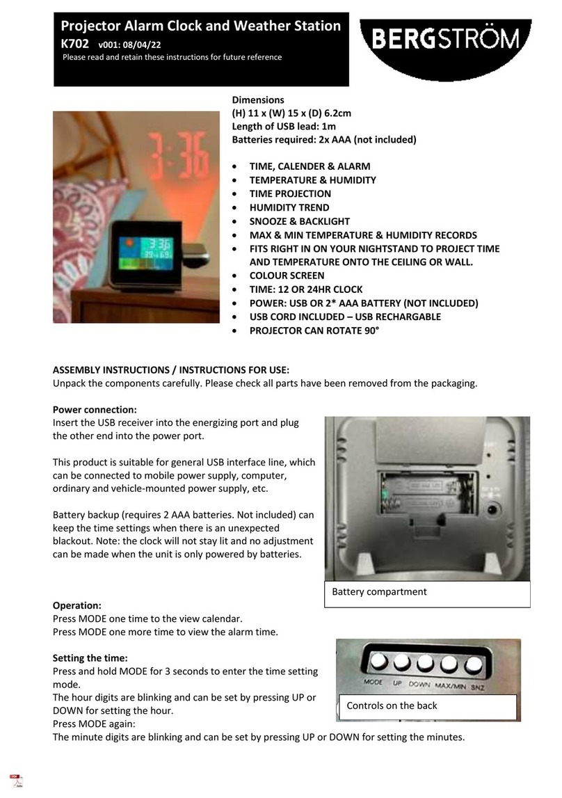 Bergstrom K702 instruction manual
