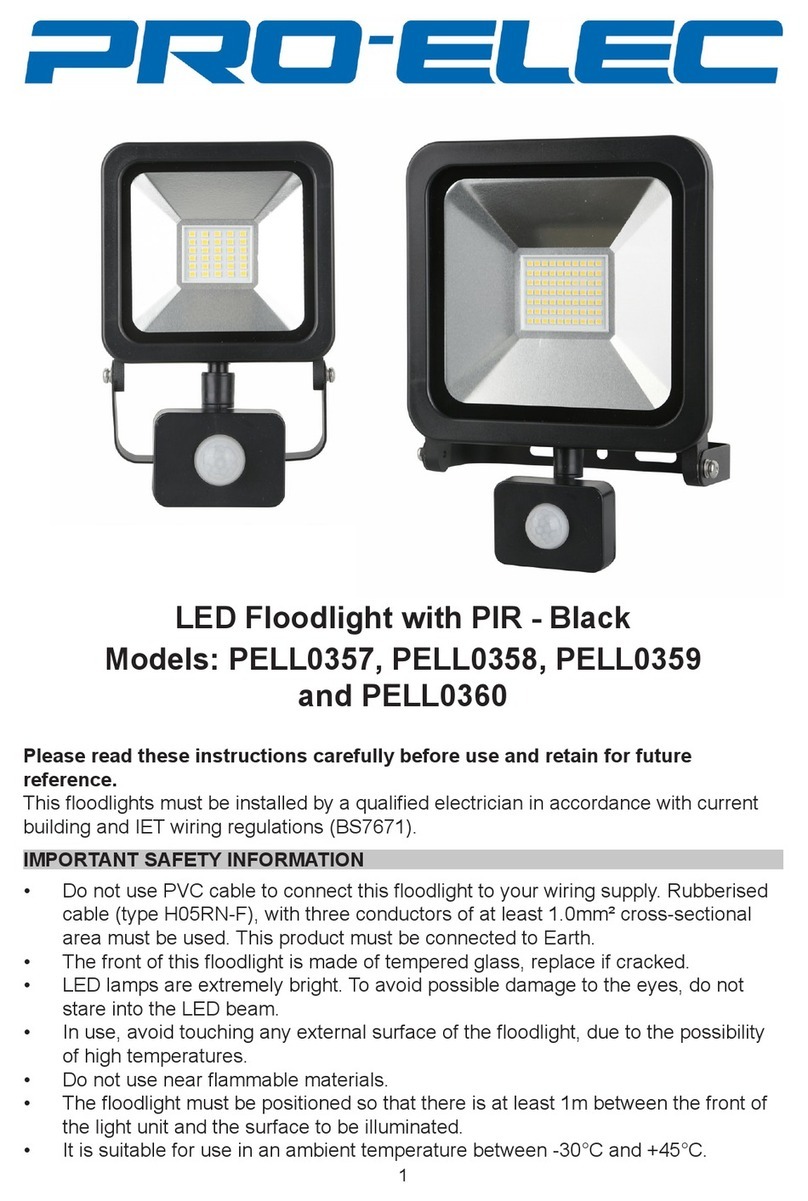 Pro-Elec PELL0357 User manual