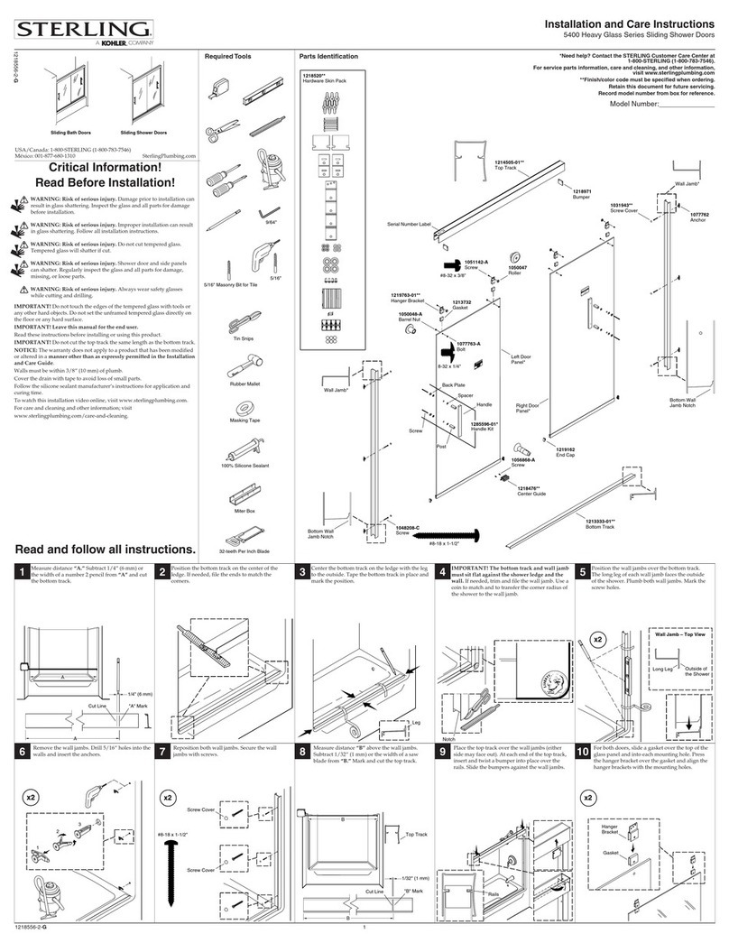 Kohler STERLING 5400 Series Operation manual Kohler STERLING 5400 Series Operation manual