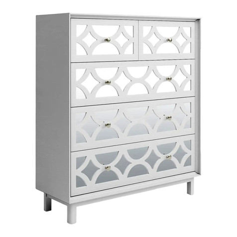 Dunelm Delphi 5 Drawer Chest User manual