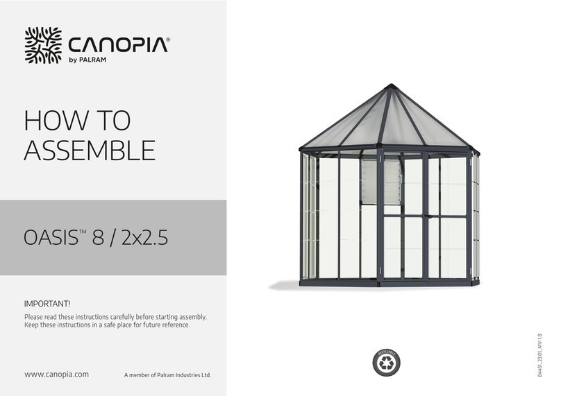 Palram CANOPIA OASIS How to assemble
