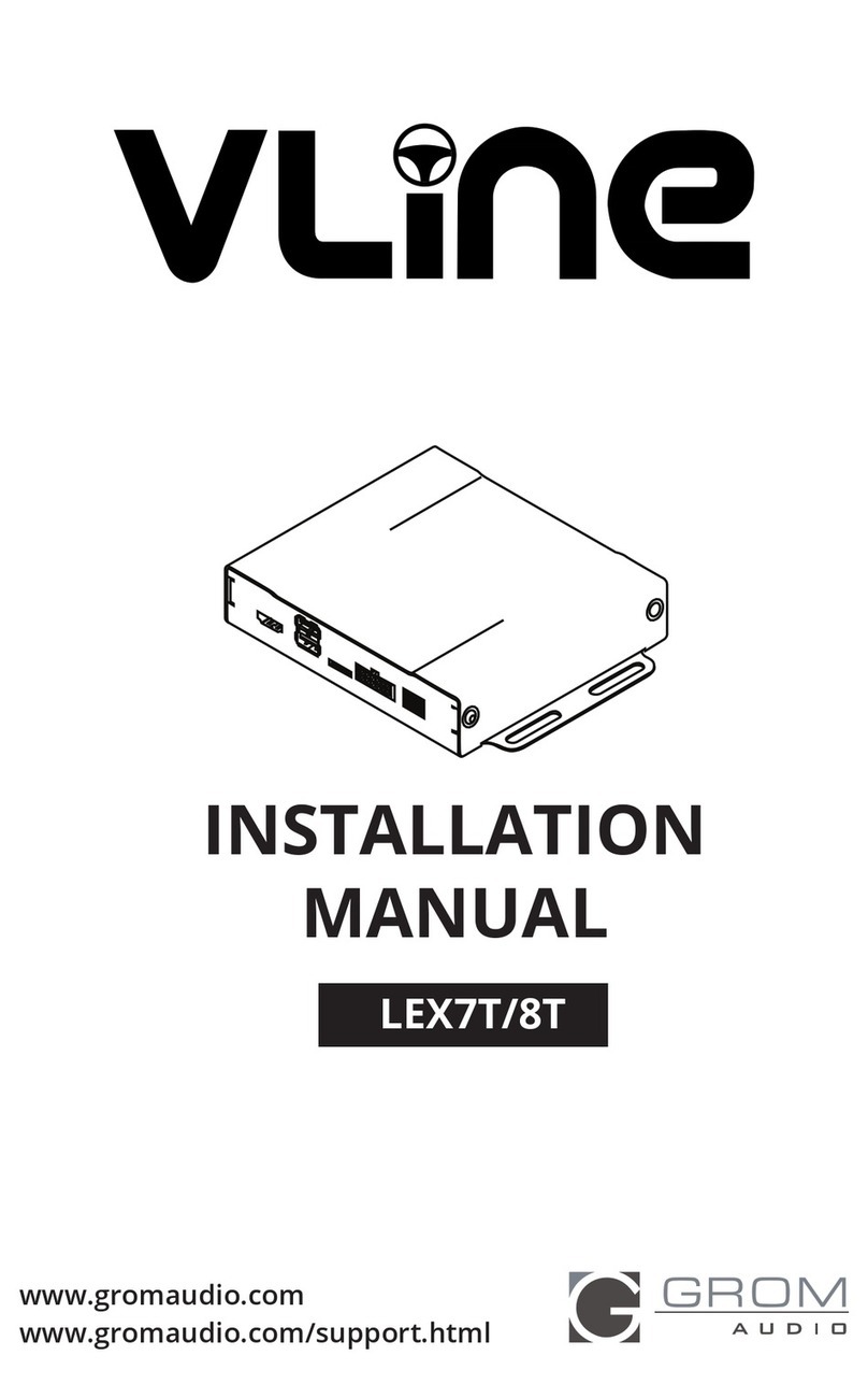 GROM Audio VLINE LEX7T/8T installation manual