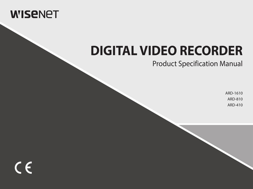 Wisenet ARD-810 Installation instructions