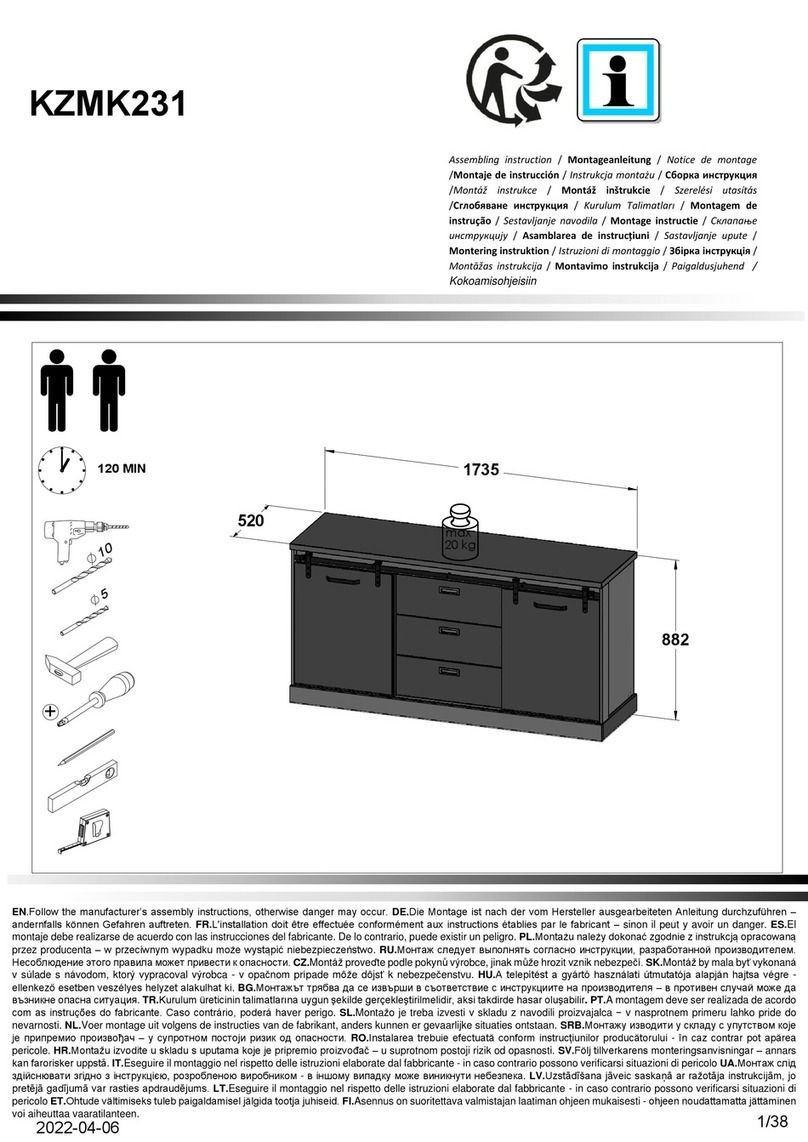 Forte KZMK231 Assembly instruction