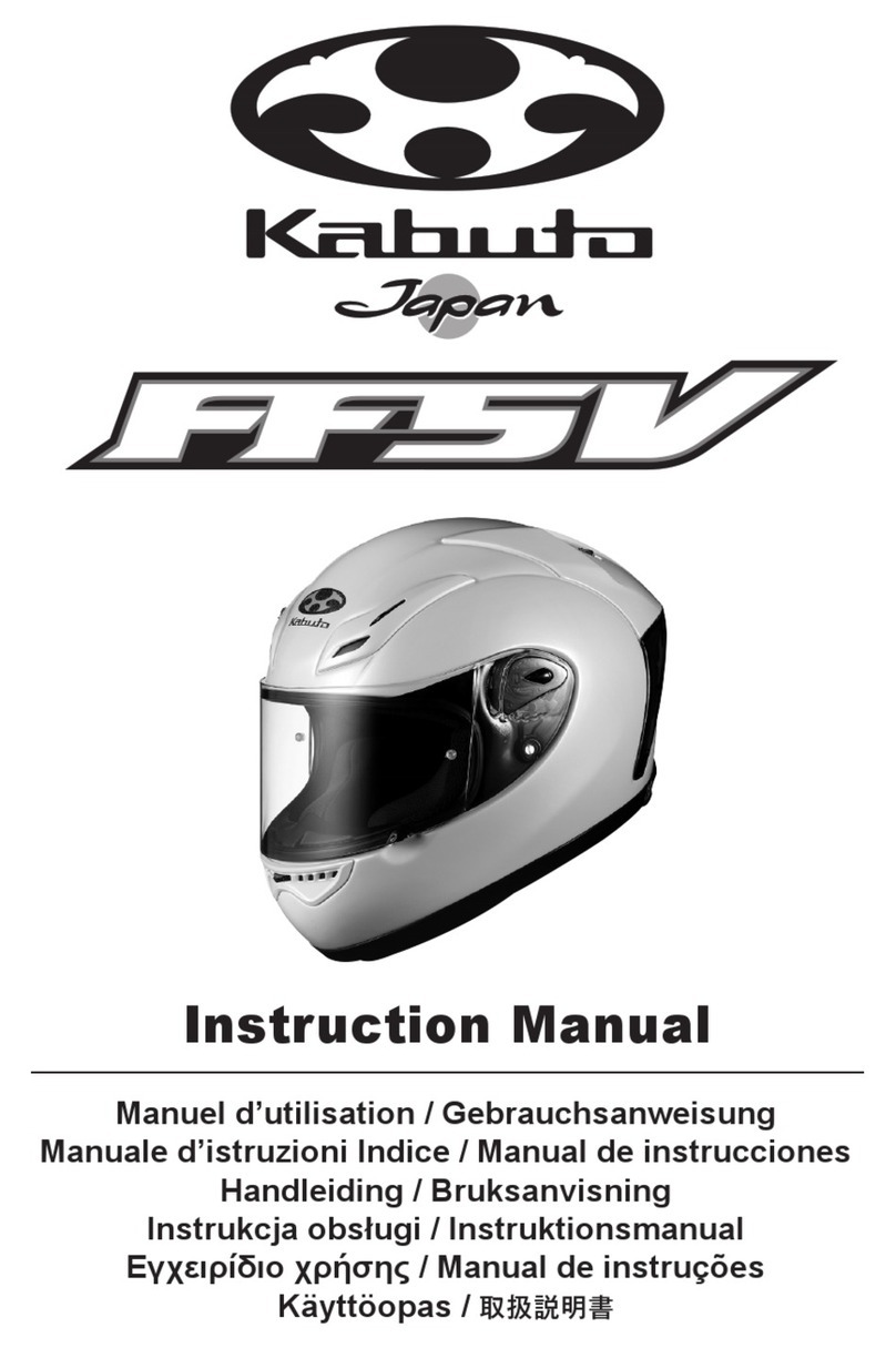 Kabuto Japan FF-5V instruction manual