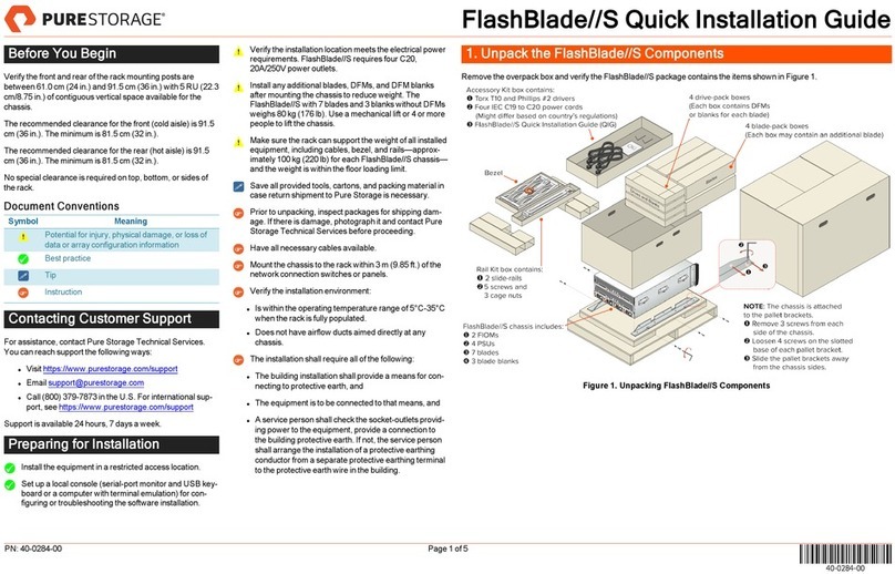 PureStorage FlashBlade//S Quick installation guide