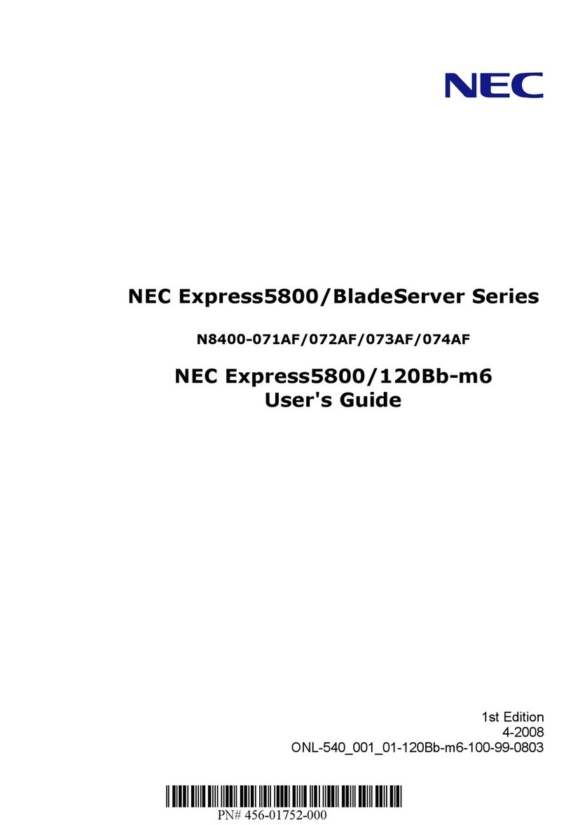 NEC NEC Express5800 Series User manual