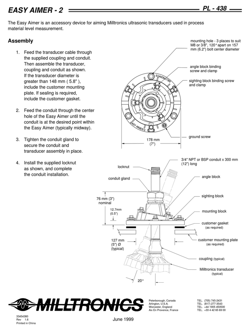 Milltronics EASY AIMER 2 User manual