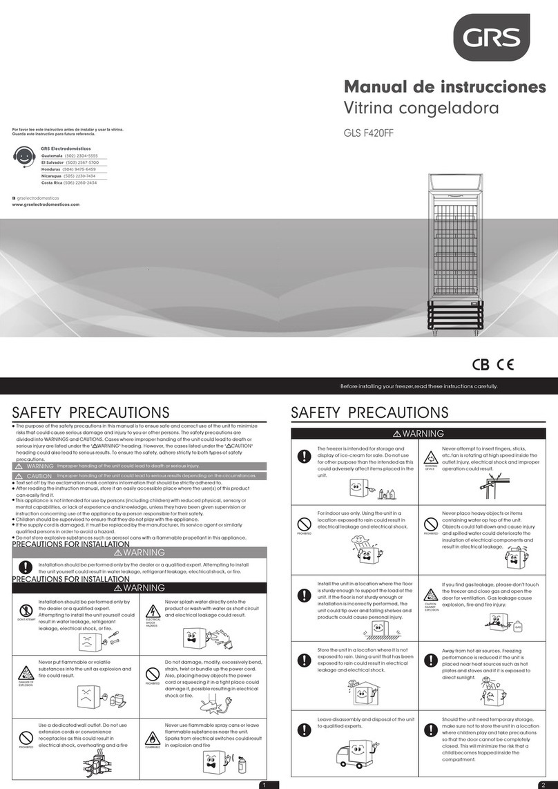 GRS GLS F420FF manual