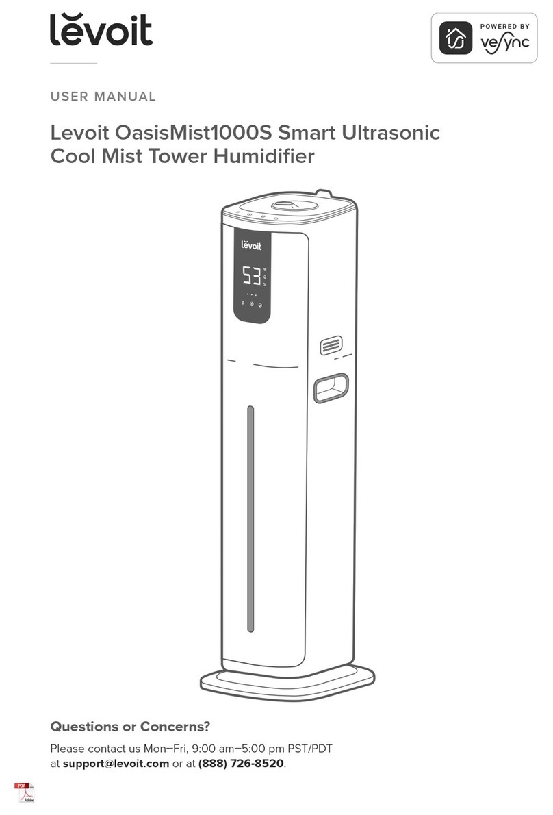 Levoit OasisMist1000S User manual